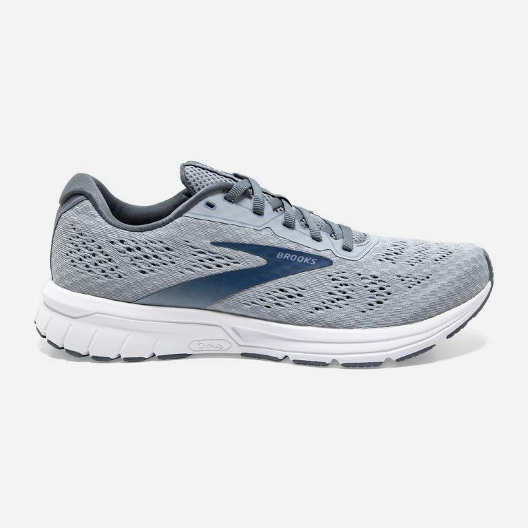 Brooks Anthem 4 Israel - Men's Neutral Road Running Shoes - Quarry/Grey/Dark Blue (84206-UXYE)